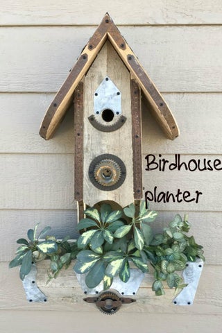 Birdhouse Planter 11 Steps With Pictures Instructables - Grain Elevator Birdhouse Plans Birdhouse Planter 11 Steps With Pictures Instructables - Grain Elevator Birdhouse Plans