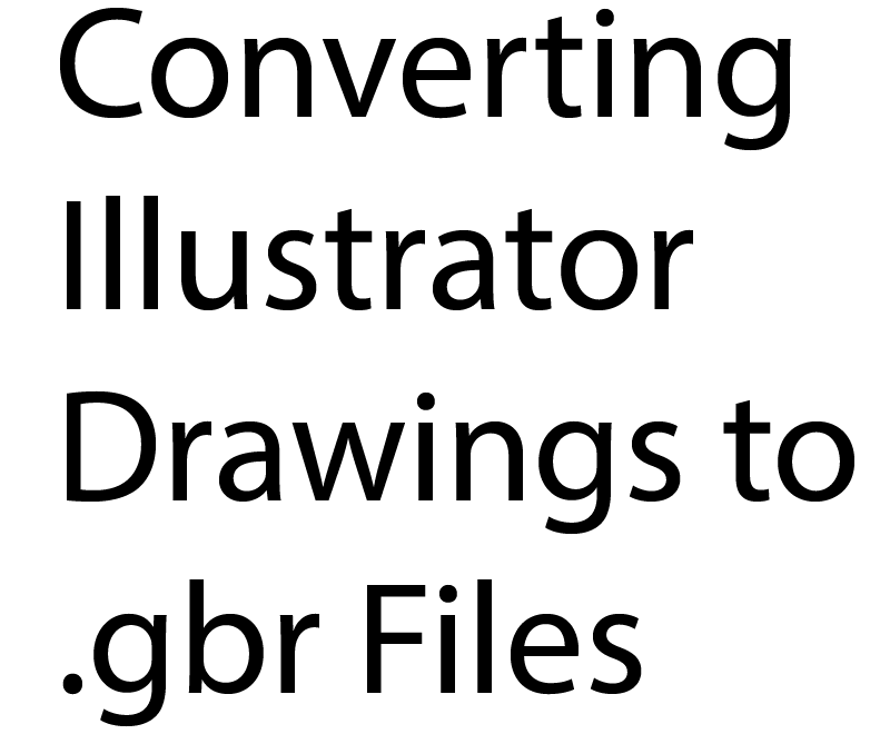 converting adobe illustrator drawings