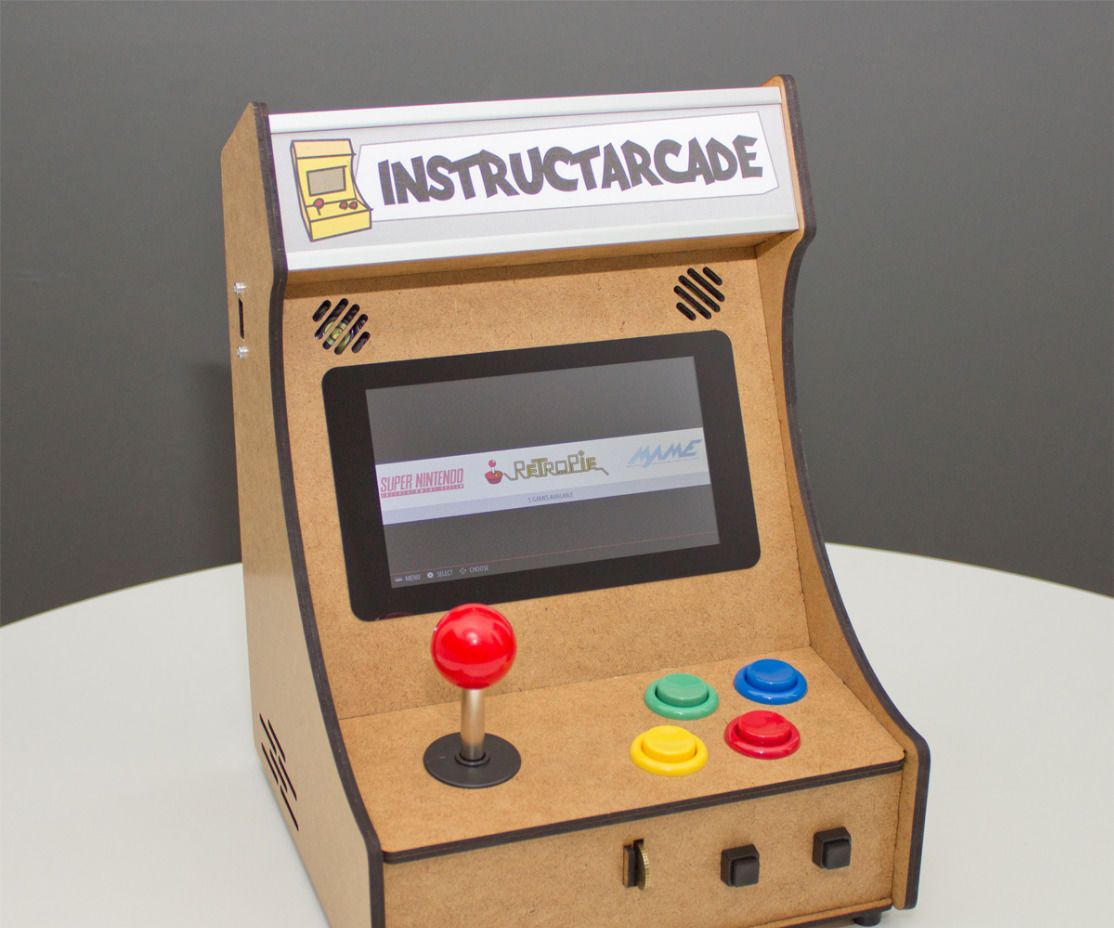 Mini Pi-Powered Arcade Machine
