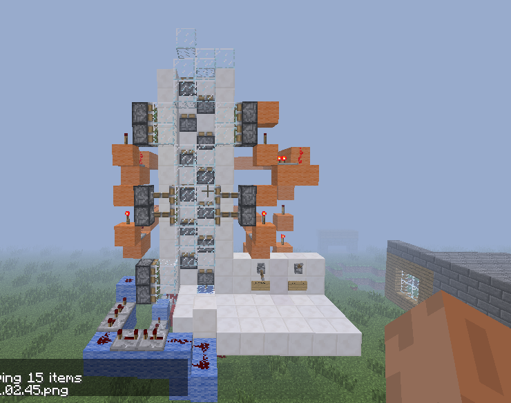 Multi Floor Redstone Elevator 15 Steps Instructables