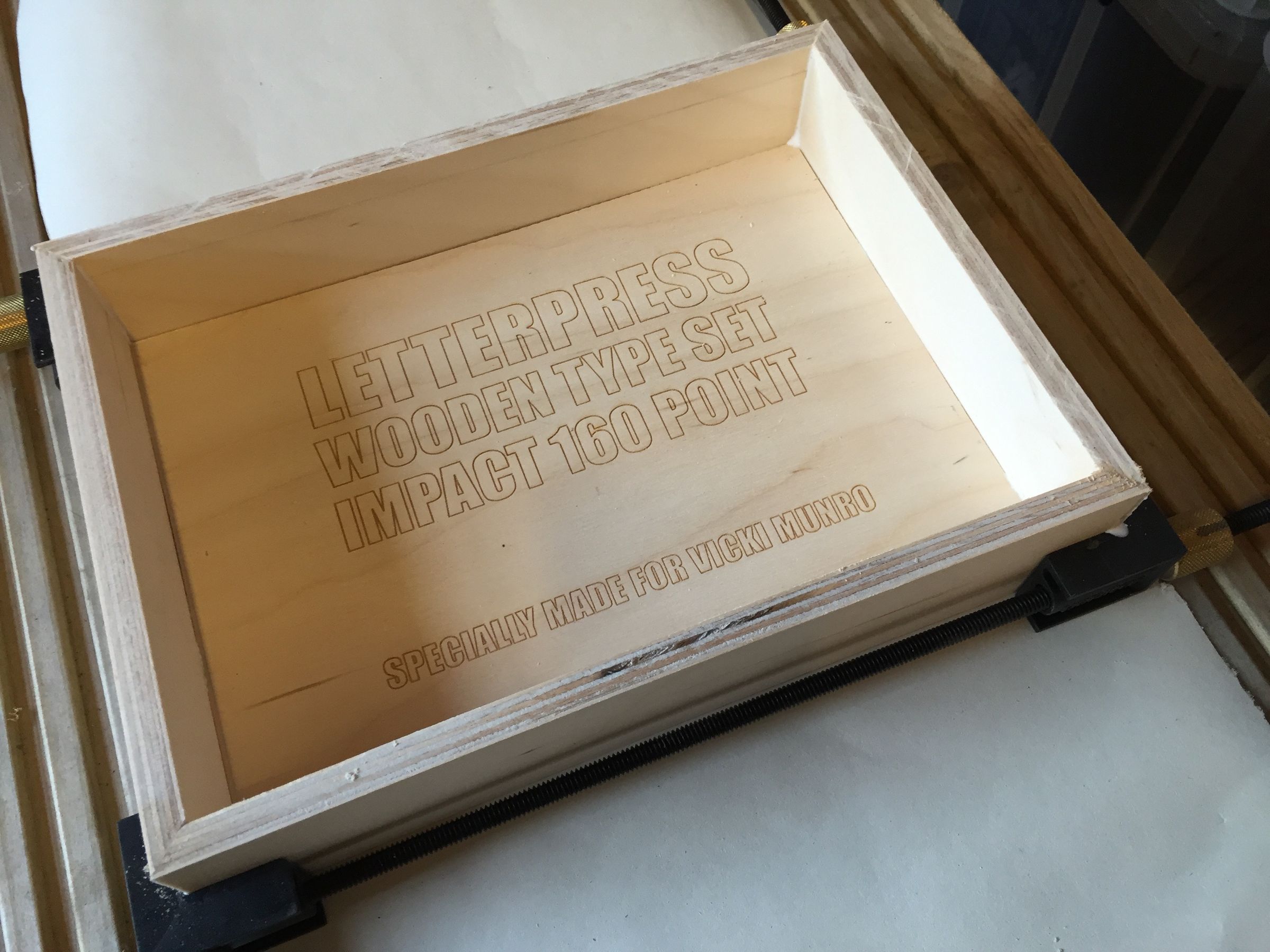 LASER CUT LETTERPRESS TYPE 6 Steps (with Pictures) Instructables