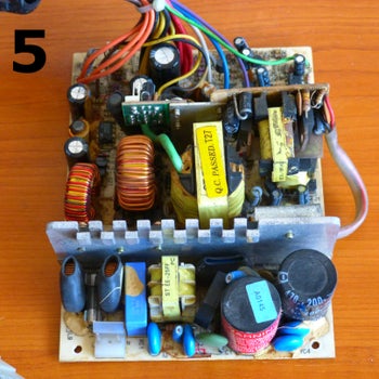 Initial Disassembly of the Power Supply