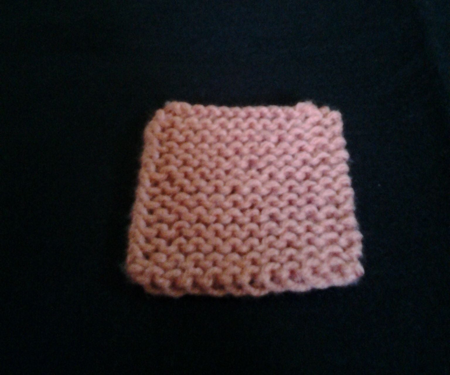 First Beginner Knit Project Garter Stitch Square 17 Steps