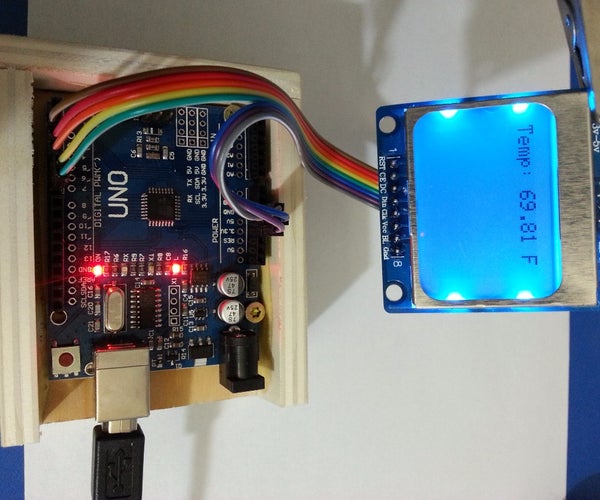 Display Live Arduino Sensor Readings on a Nokia 5110 LCD