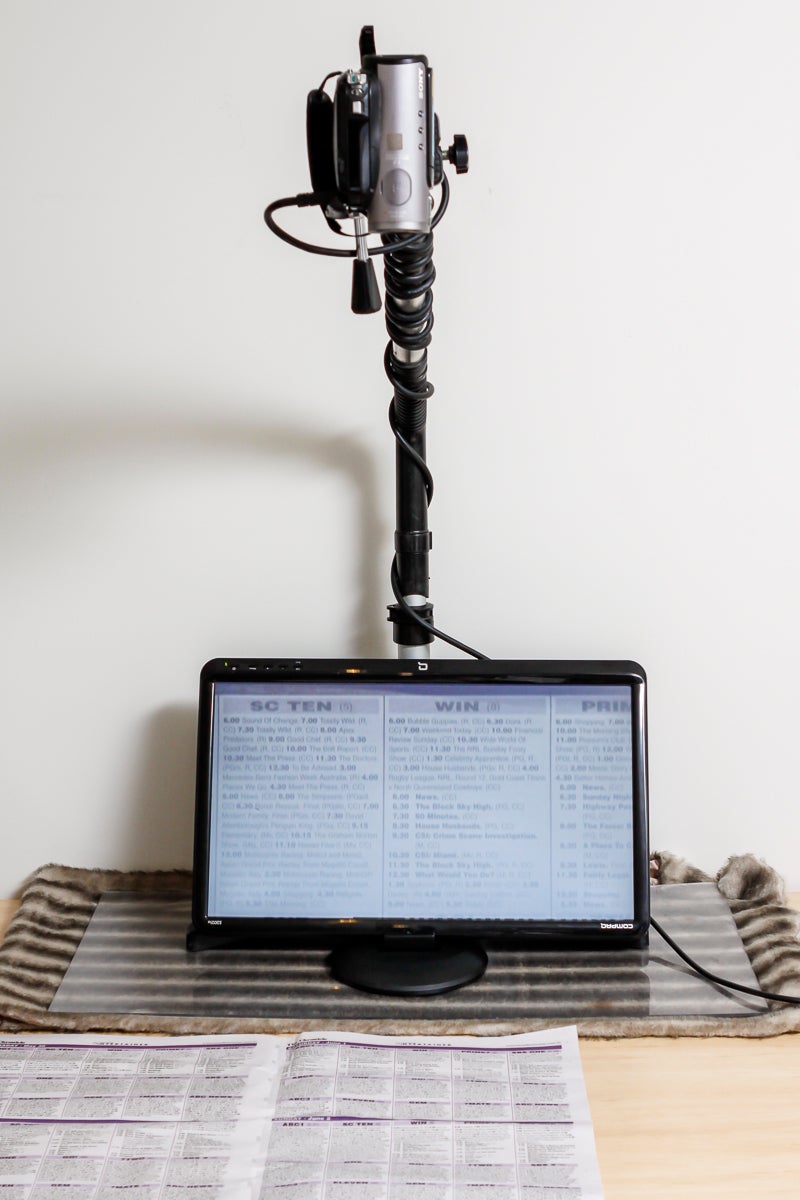 Electronic Magnifier for Visually Impaired Mother or for Your Projects