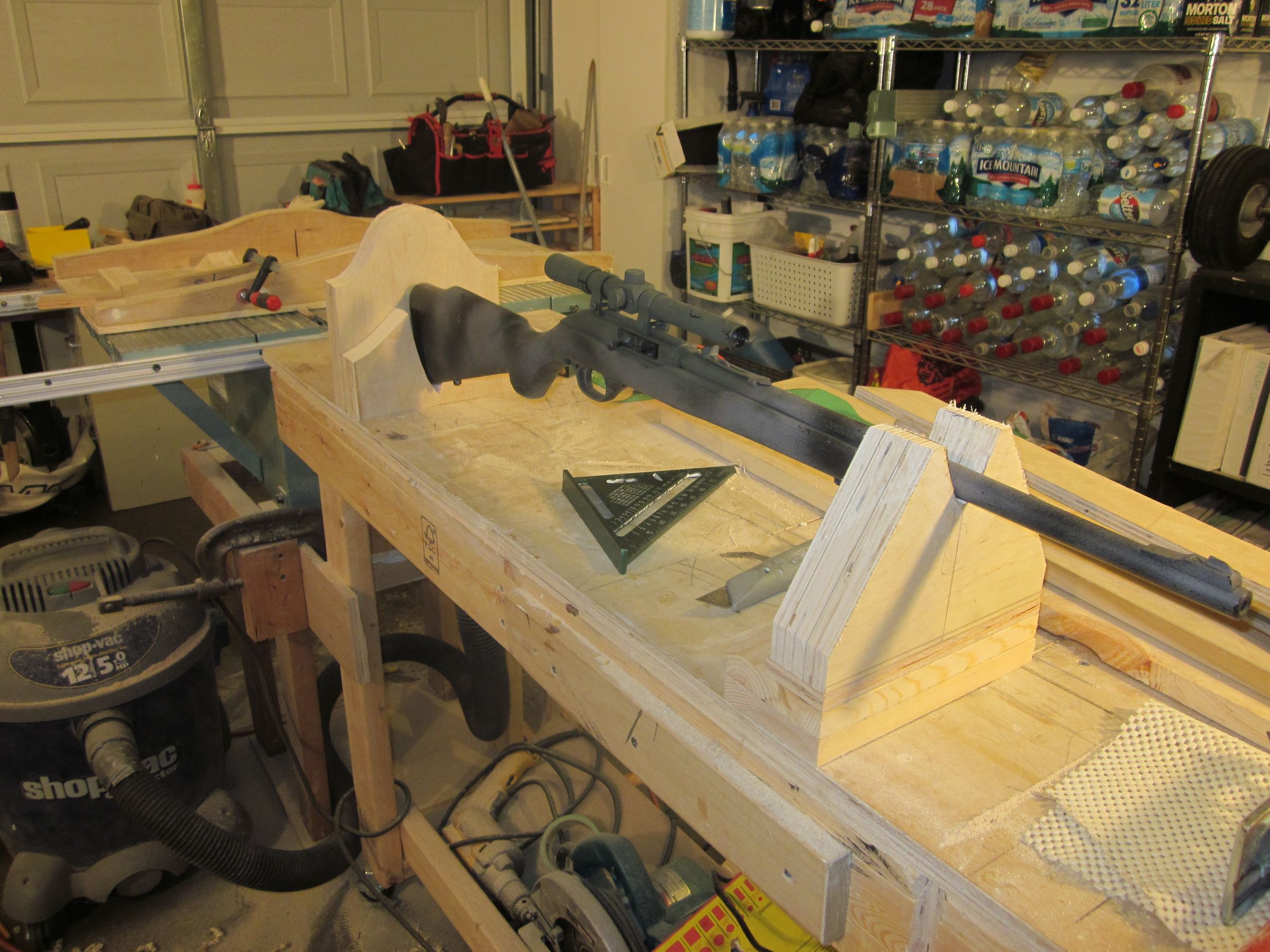 Rifle Cleaning Stand From Scrap Instructables