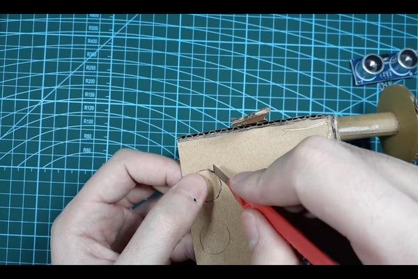 Make Eye Holes and Mouth