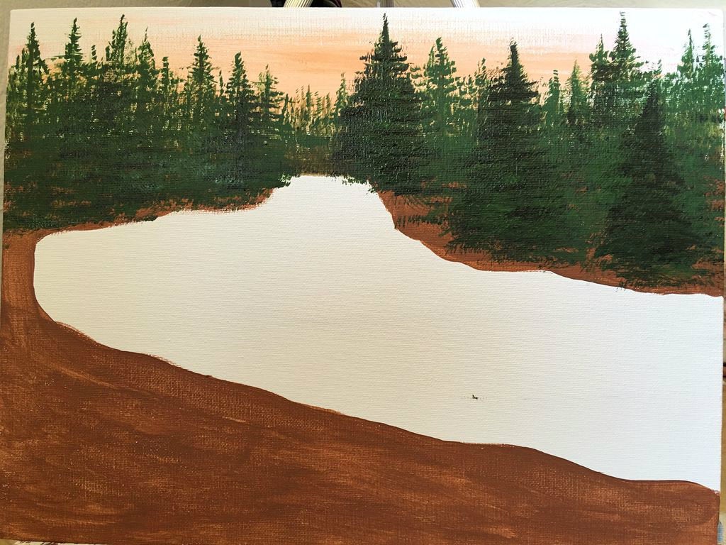 pic Acrylic Painting Landscape acrylic landscape painting 10 steps
