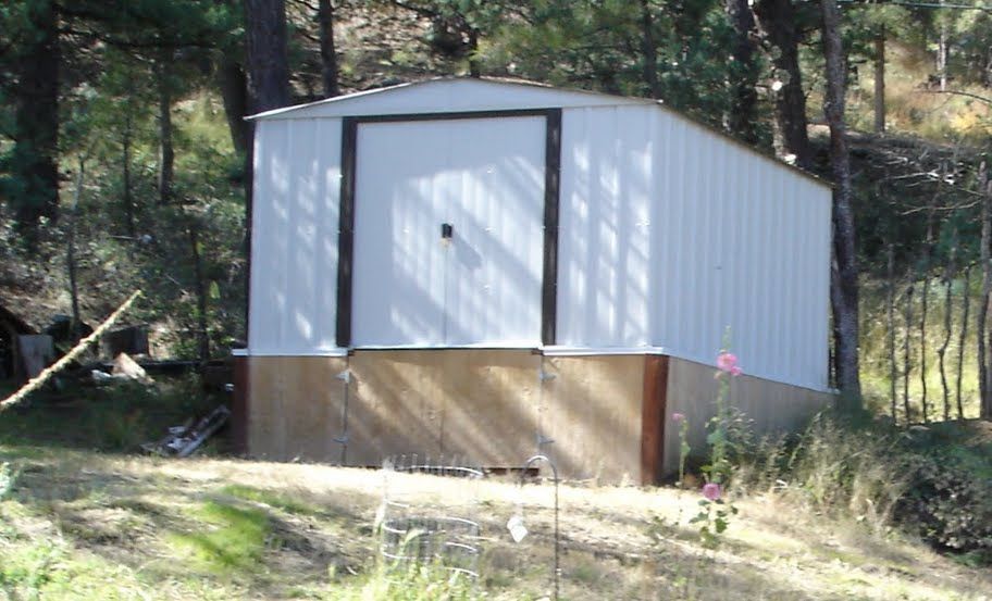 Get More Out of a Cheap Metal Shed 9 Steps Instructables