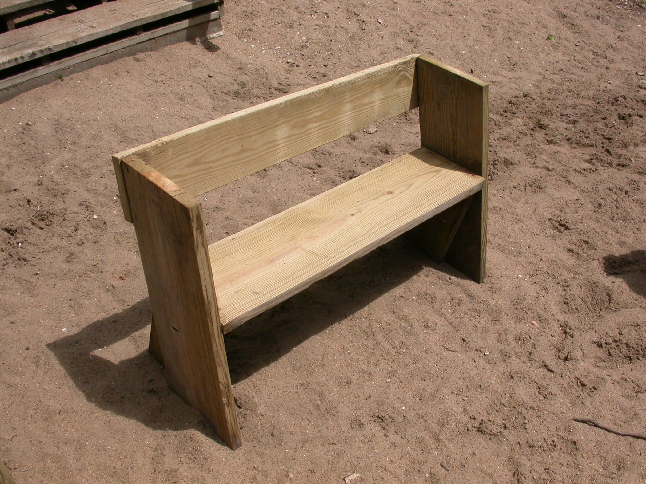 Easy Beach or Garden Bench Out of Scrap Wood Instructables