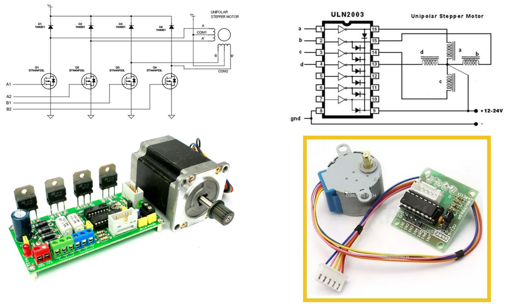 4 Wire Stepper Motor Wiring Diagram / Nema 23 2 Phase ...
