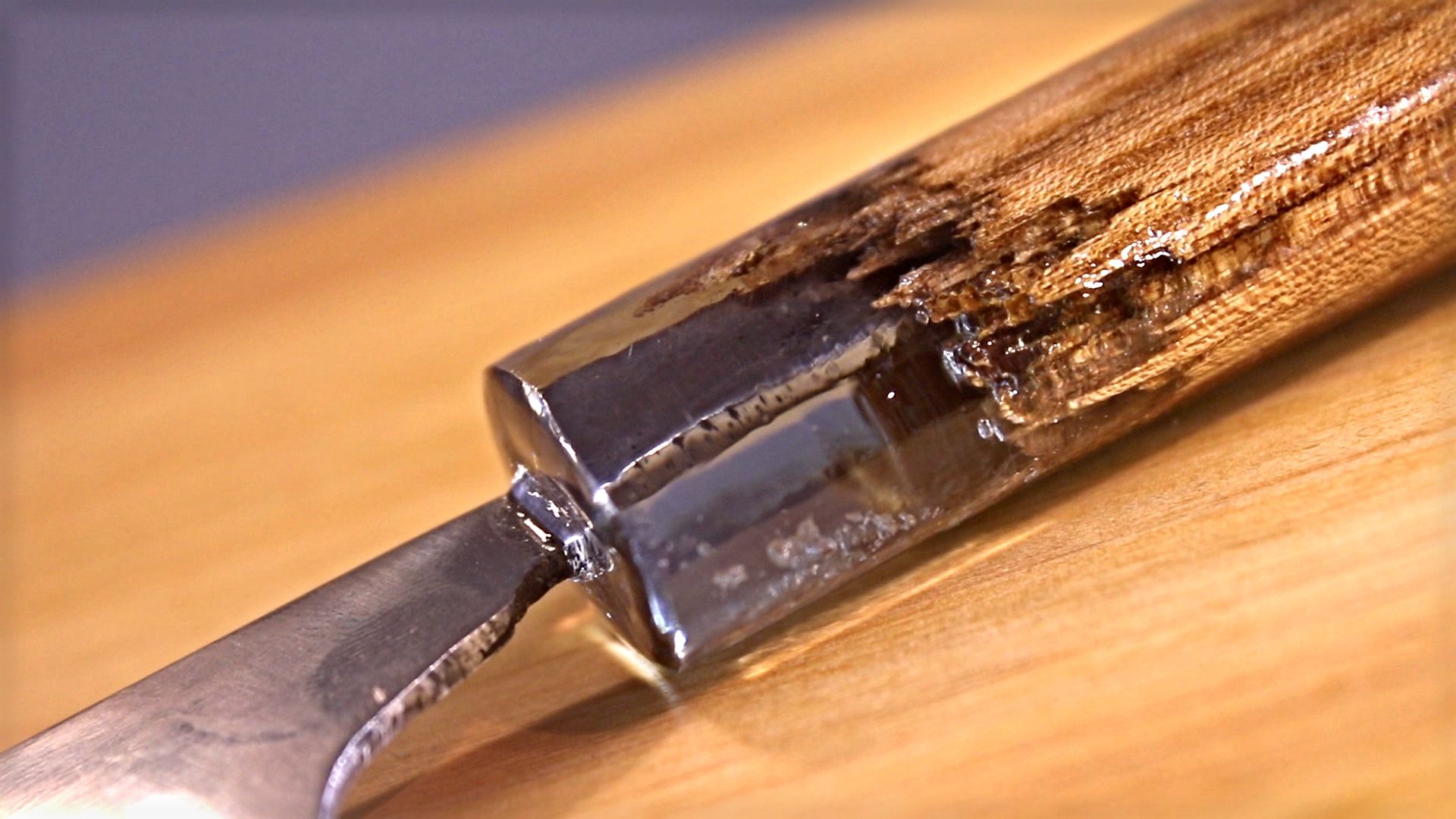 Restoring Rusty Japanese Kitchen Knife And Making Secret Wood Handle 3 Steps With Pictures Instructables