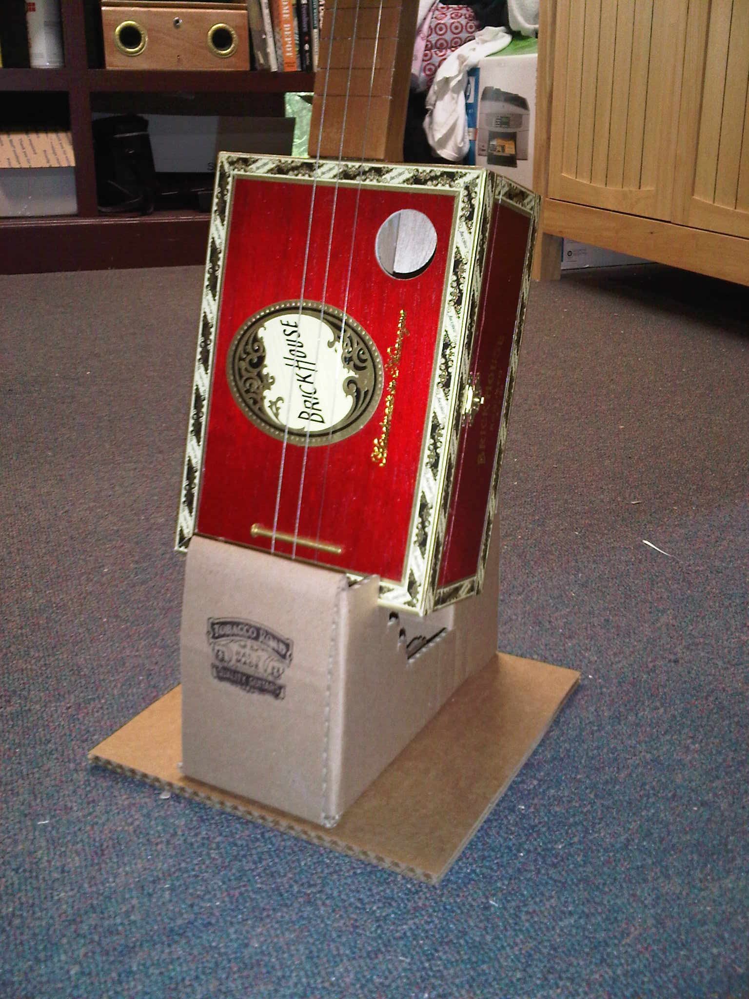 Free Cigar Box Guitar Stand Instructables