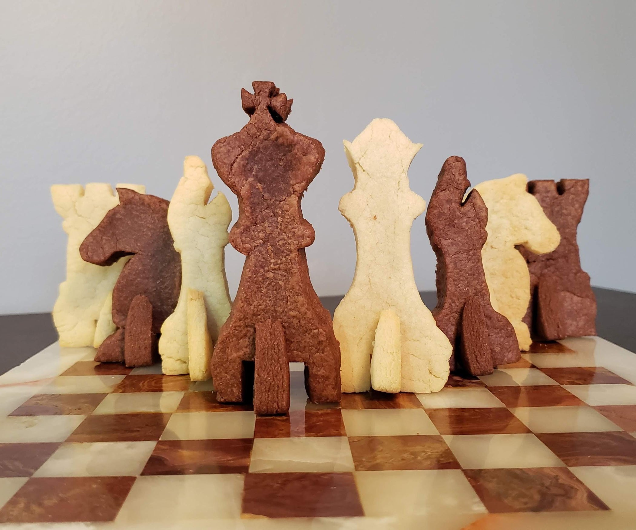The Baker's Gambit a 3D Sugar Cookie Chess Set 13 Steps (with