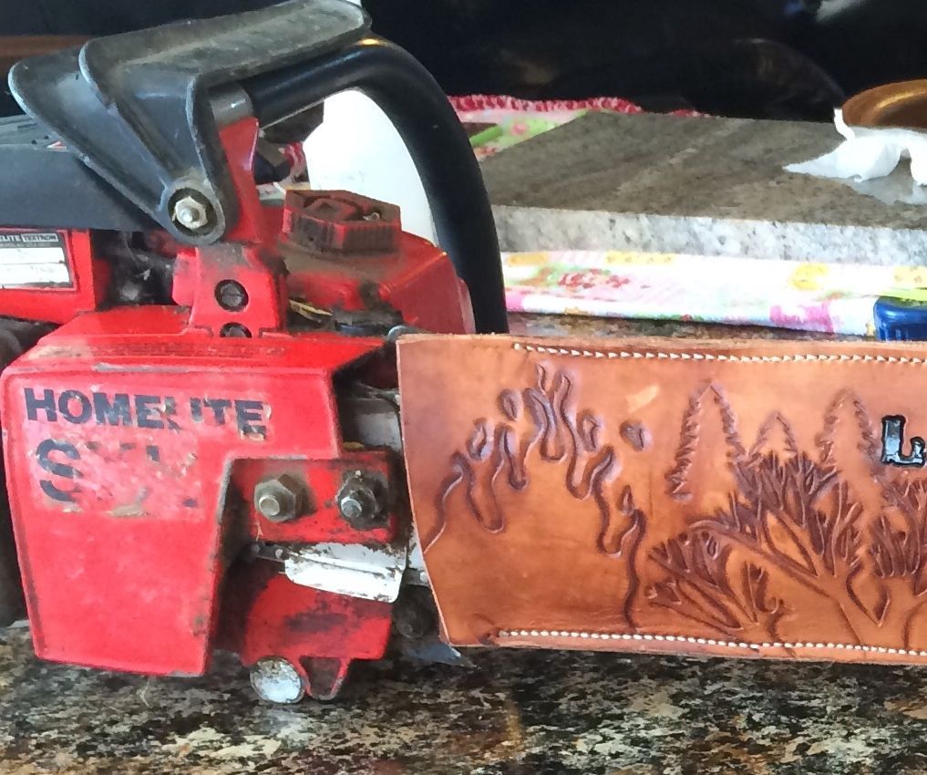 Leather Chainsaw Cover 4 Steps (with Pictures) Instructables
