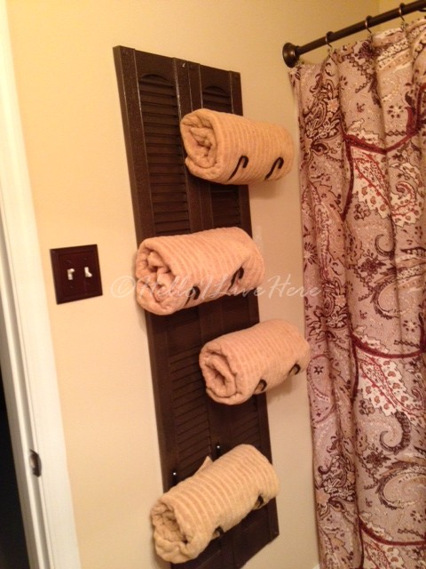 wall towel rack for rolled towels