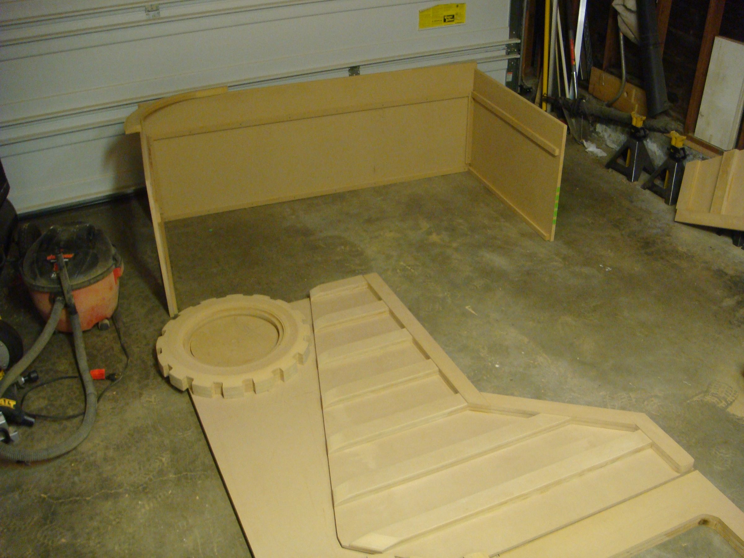 Building a Dump Truck Bed With Front Loader Book Shelf 7 Steps (with