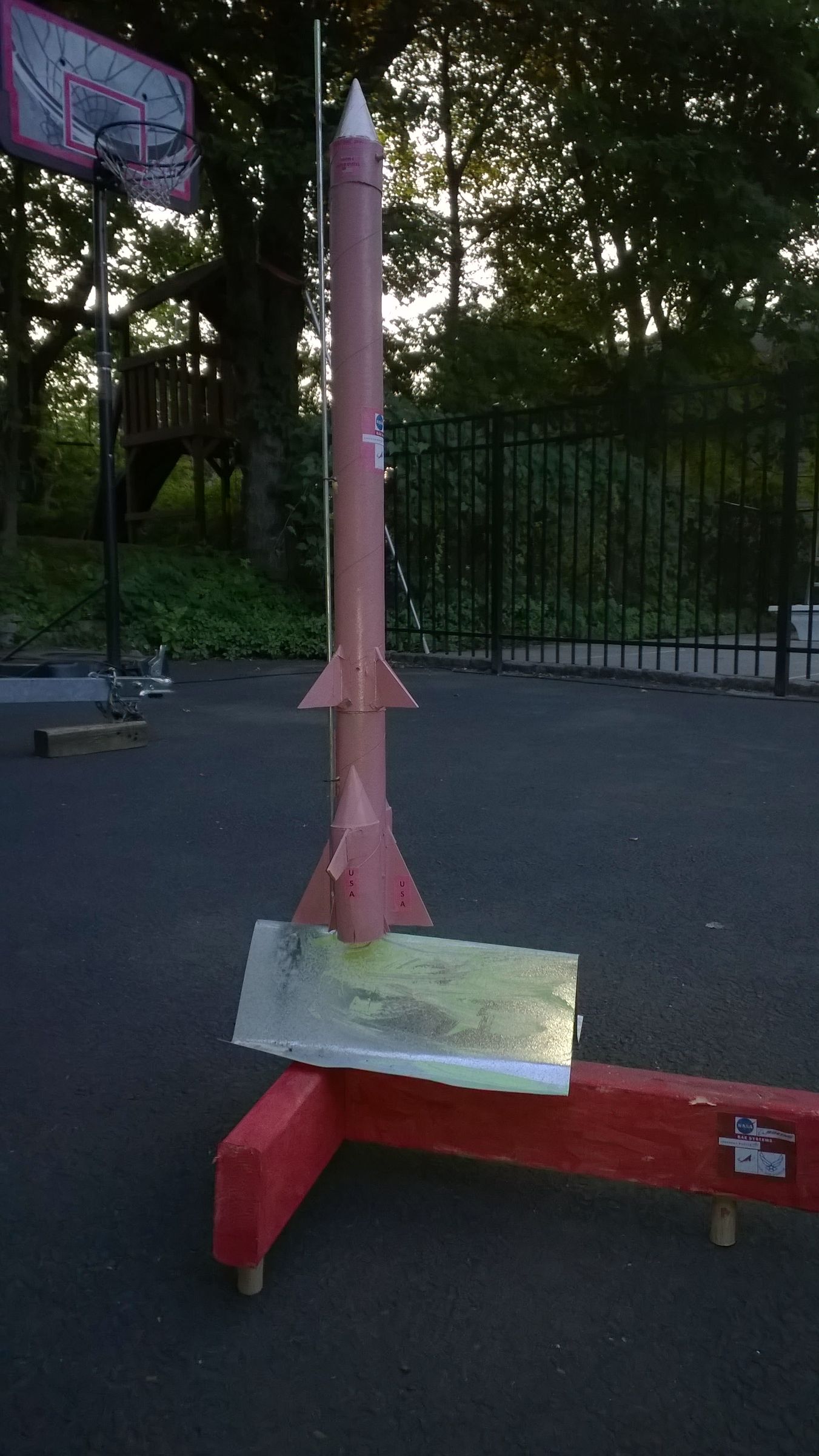Awesome Model Rocket Scratch Built From ReadilyAvailable Materials