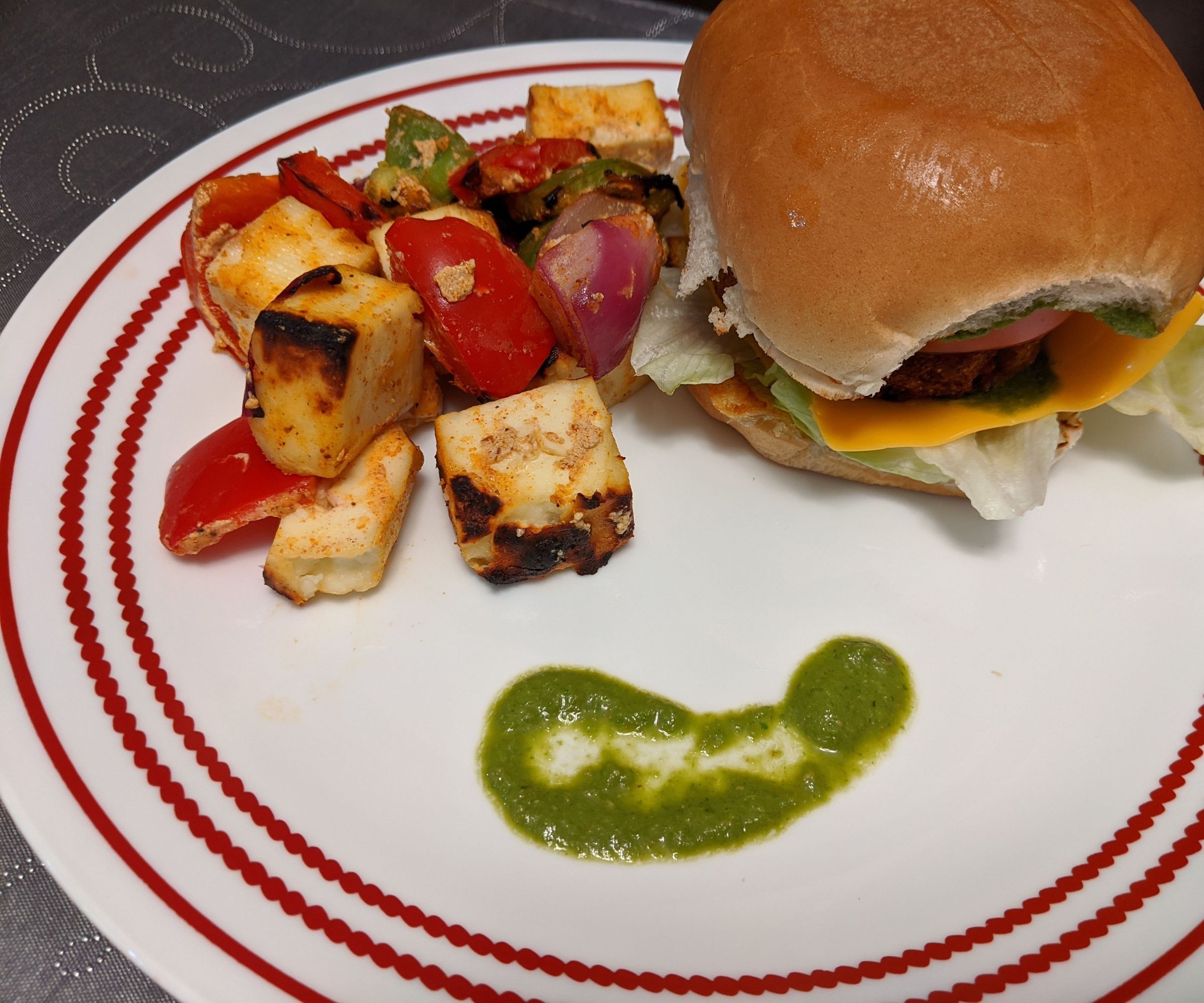 DIY guide for Paneer Tikka With Veggie Burger with step-by-step instructions