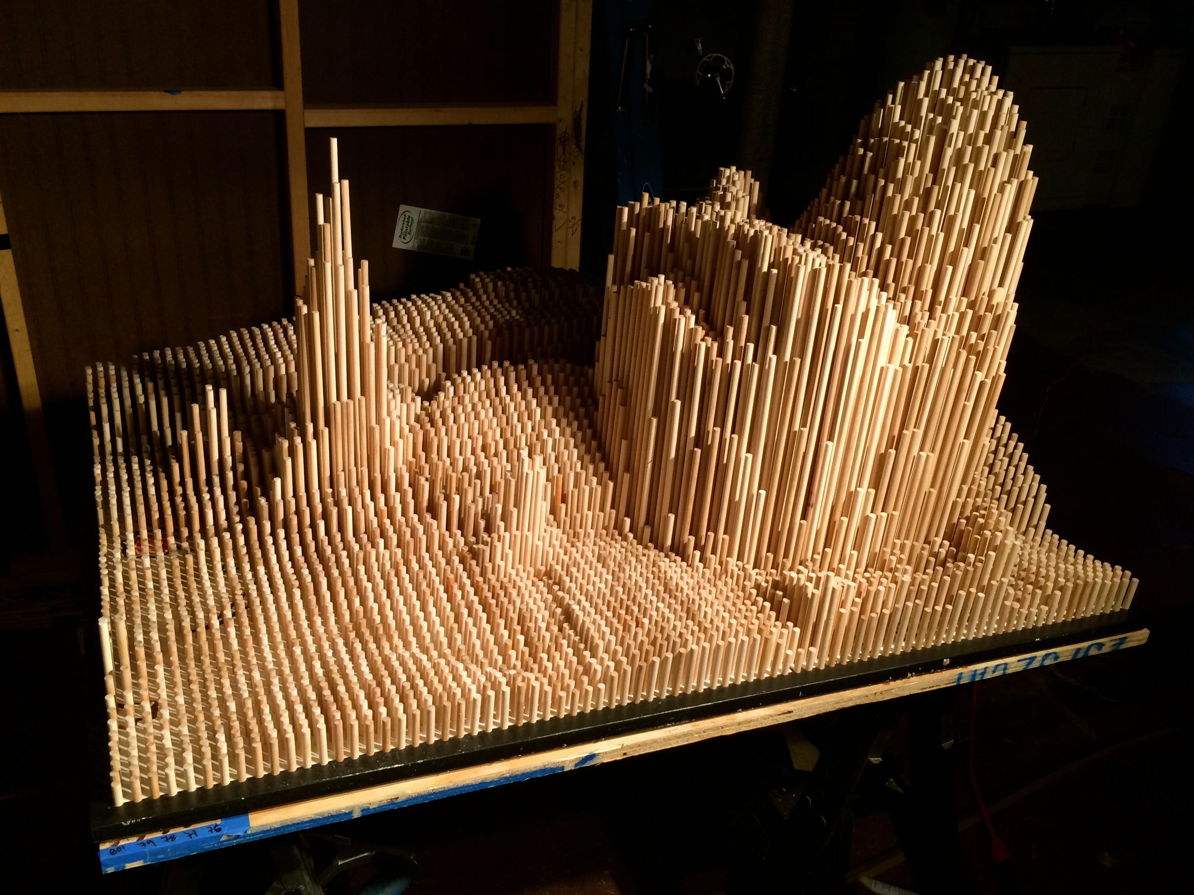 Transform an Image Into a Dowel Rod Sculpture 7 Steps (with Pictures