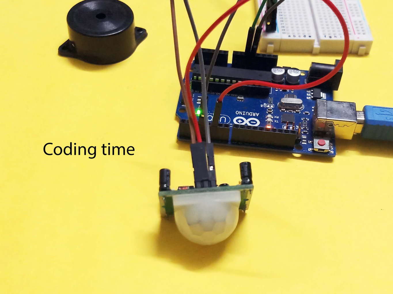 PIR Controlled Buzzer Using Arduino : 5 Steps - Instructables