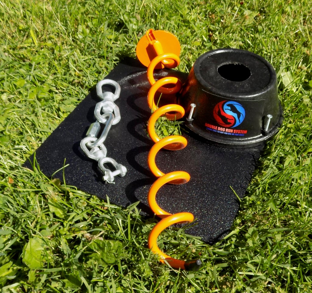 How To Install A Tangle Free Tie Out System For Two Dogs 6 Steps Instructables How To Install A Tangle Free Tie Out System For Two Dogs 6 Steps Instructables