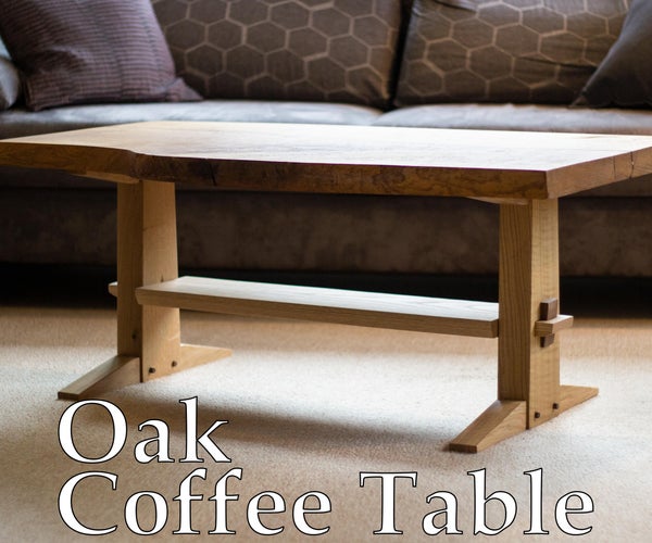 How to Make a Modern Oak Coffee Table