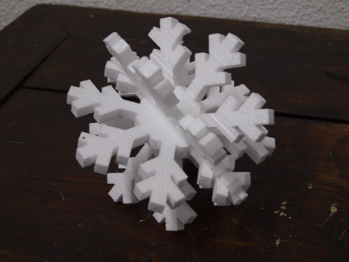 3D Puzzle Styrofoam Snowflakes 4 Steps (with Pictures) Instructables