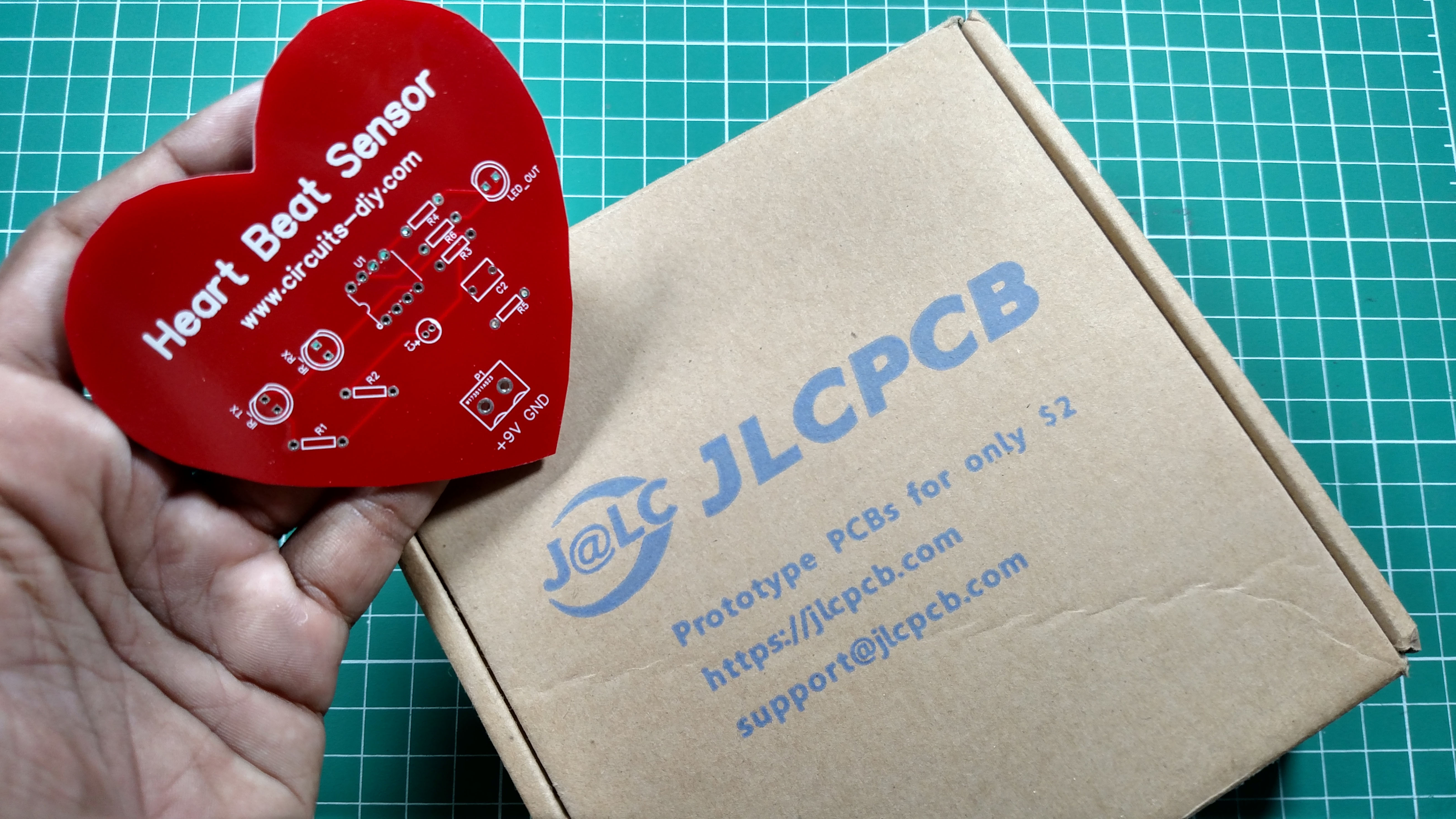 Heartbeat Sensor Circuit Using LM358 Trybotics