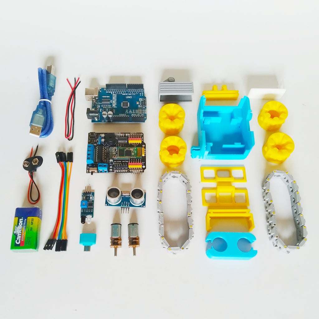 How to Build SMARS Robot - Arduino Smart Robot Tank Bluetooth : 16 ...