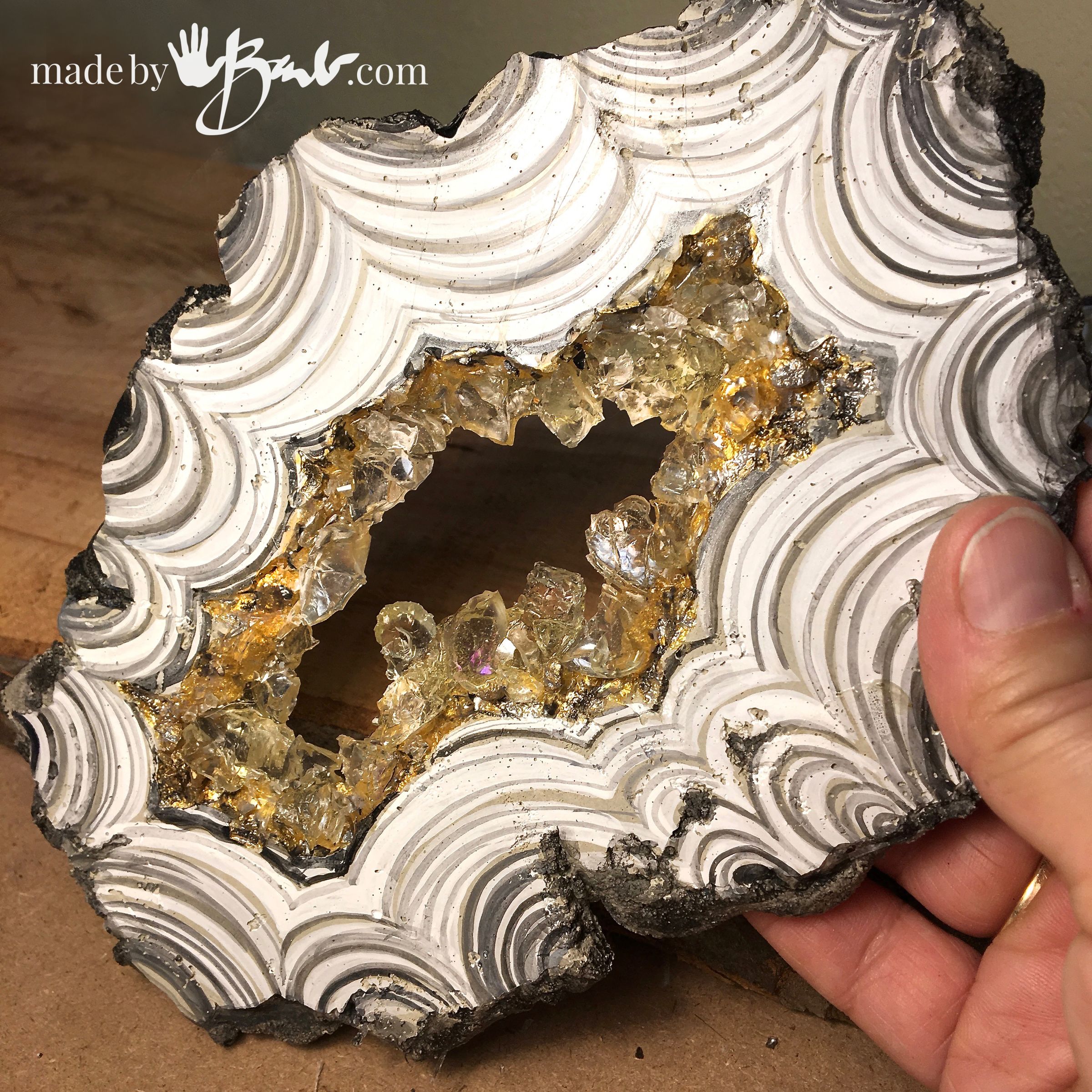 Fabulous Fake Concrete Geodes 6 Steps (with Pictures) Instructables