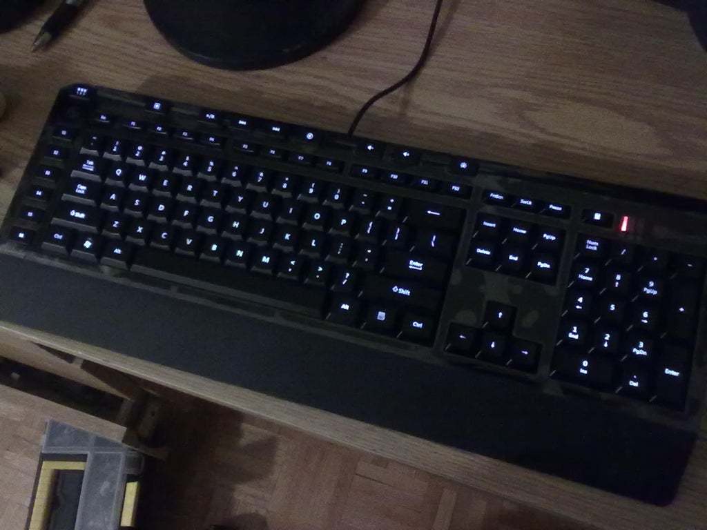 Change The Backlighting Color On A Sidewinder X4 Keyboard 7 Steps Instructables Change The Backlighting Color On A Sidewinder X4 Keyboard 7 Steps Instructables