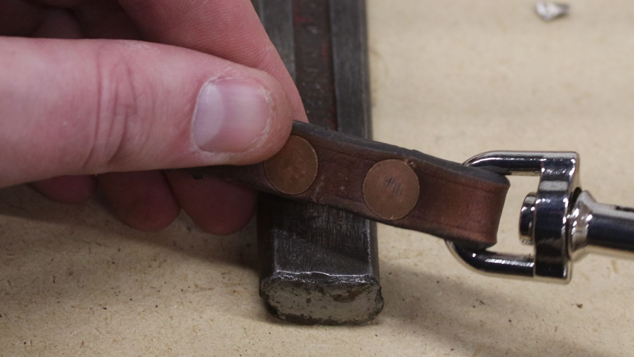 How to Replace the Clasp on a Leather Dog Leash 4 Steps Instructables