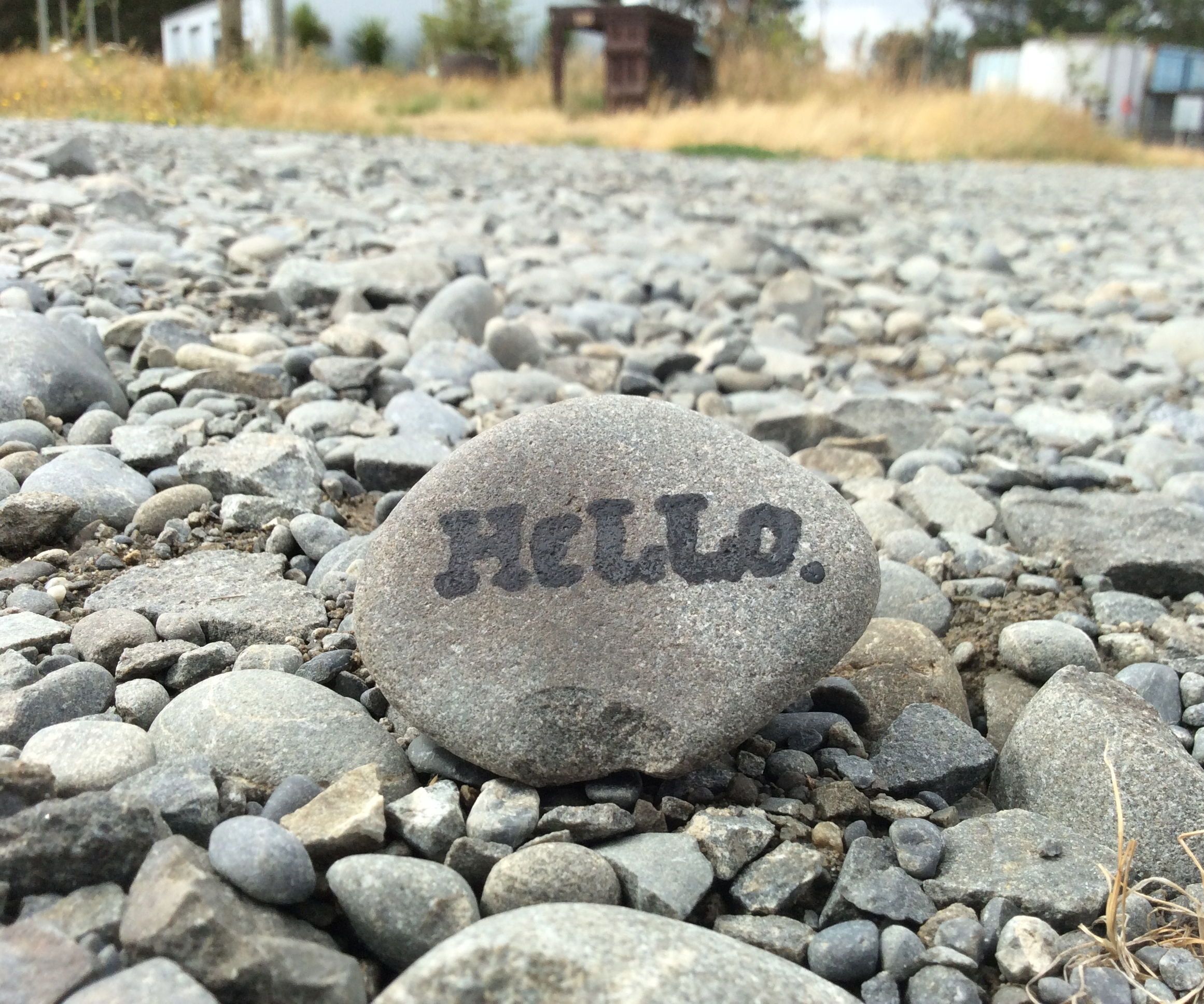 'hello' rocks DIY Project DIY Project Image