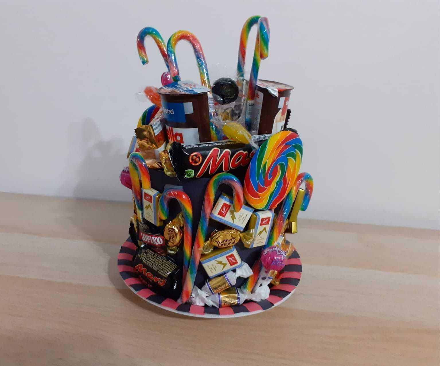 Wonka Inspired Candy Hat 6 Steps Instructables