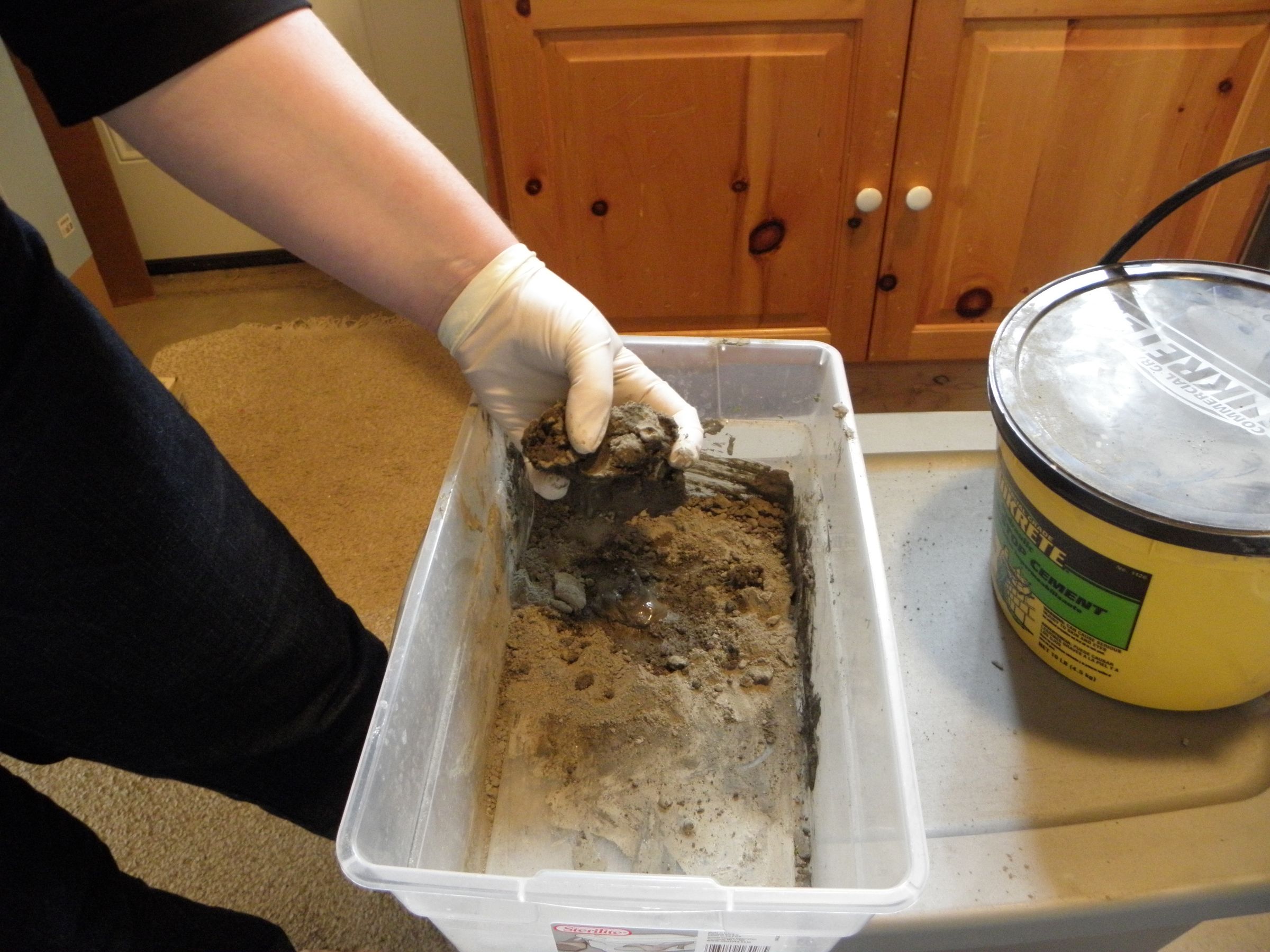 How to Mix Hydraulic Cement for Sculpting 5 Steps Instructables