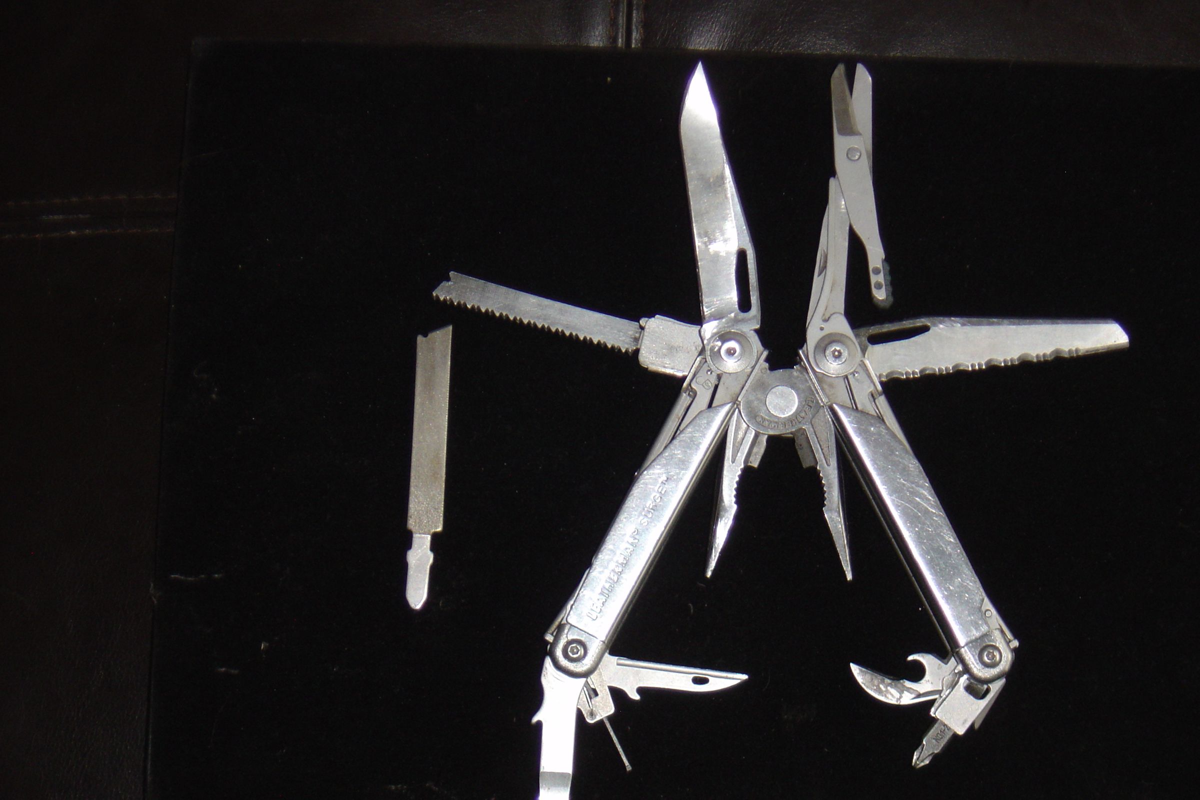 how to store the detachable file on the leatherman surge it's self DIY Project DIY Project Image
