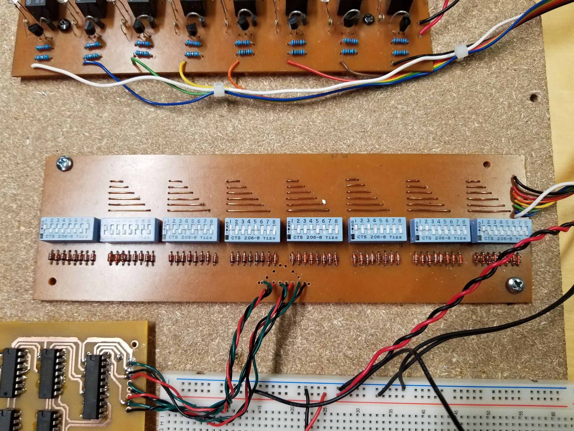 Programmable True Bypass Guitar Effect Looper Station Using Dip