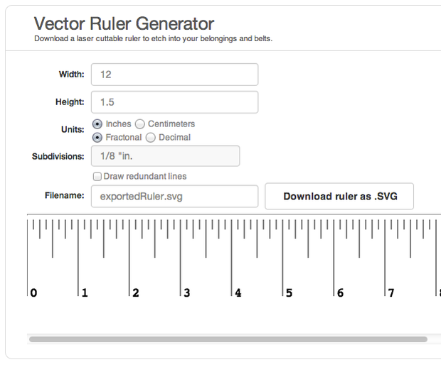 Download How To Make A Ruler Or Tape Measure With A Printer Or Laser Cutter 3 Steps Instructables