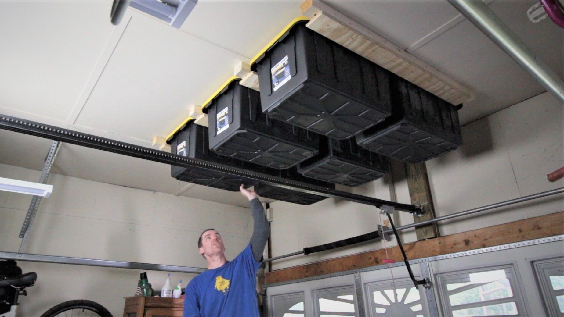 Over Garage Door Storage 10 Steps (with Pictures) Instructables