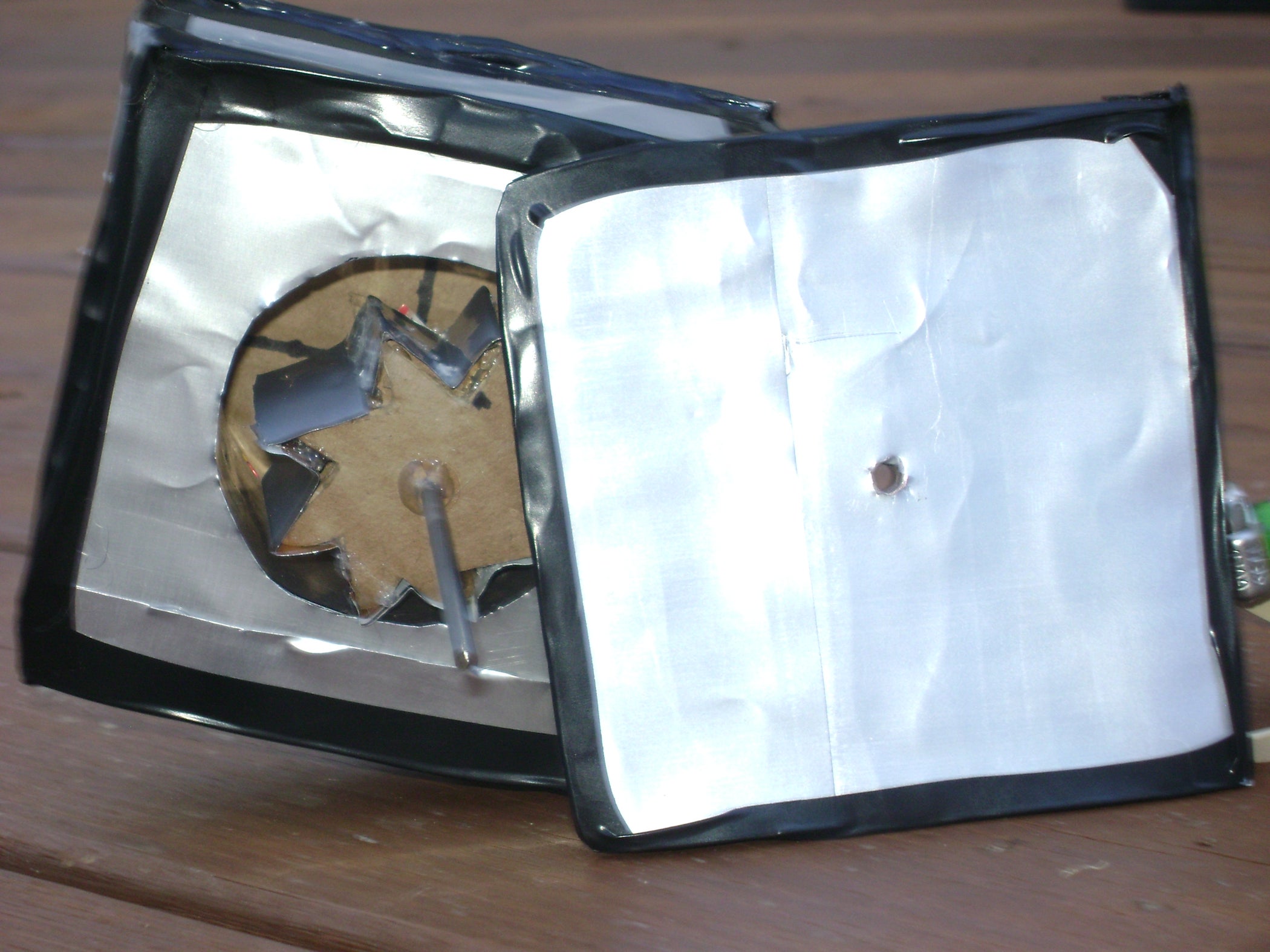 Cardboard Compressed Air Turbine 4 Steps Instructables