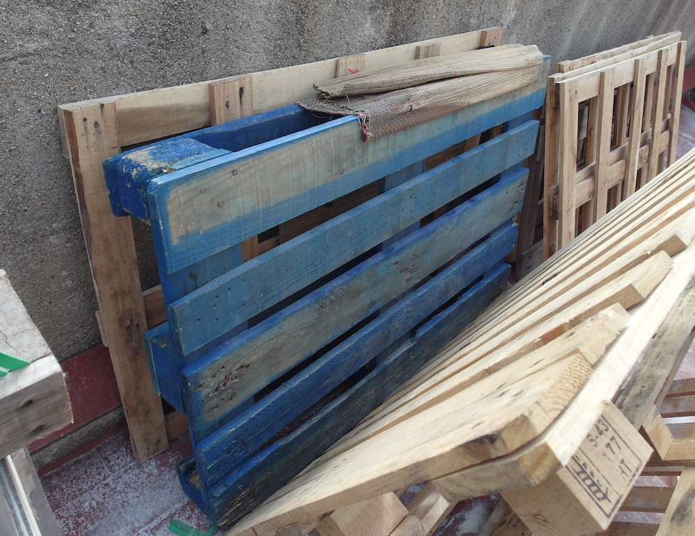 Como selecionar um palete e ler carimbos de palete