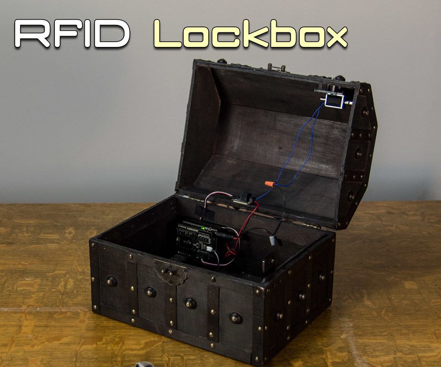 DIY guide for Arduino Lockbox With Solenoid and RFID & Custom Hardware with step-by-step instructions