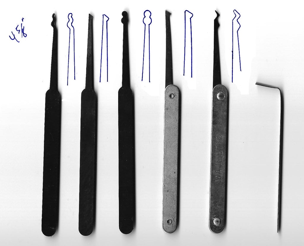 Lock Picking Set Template Instructables