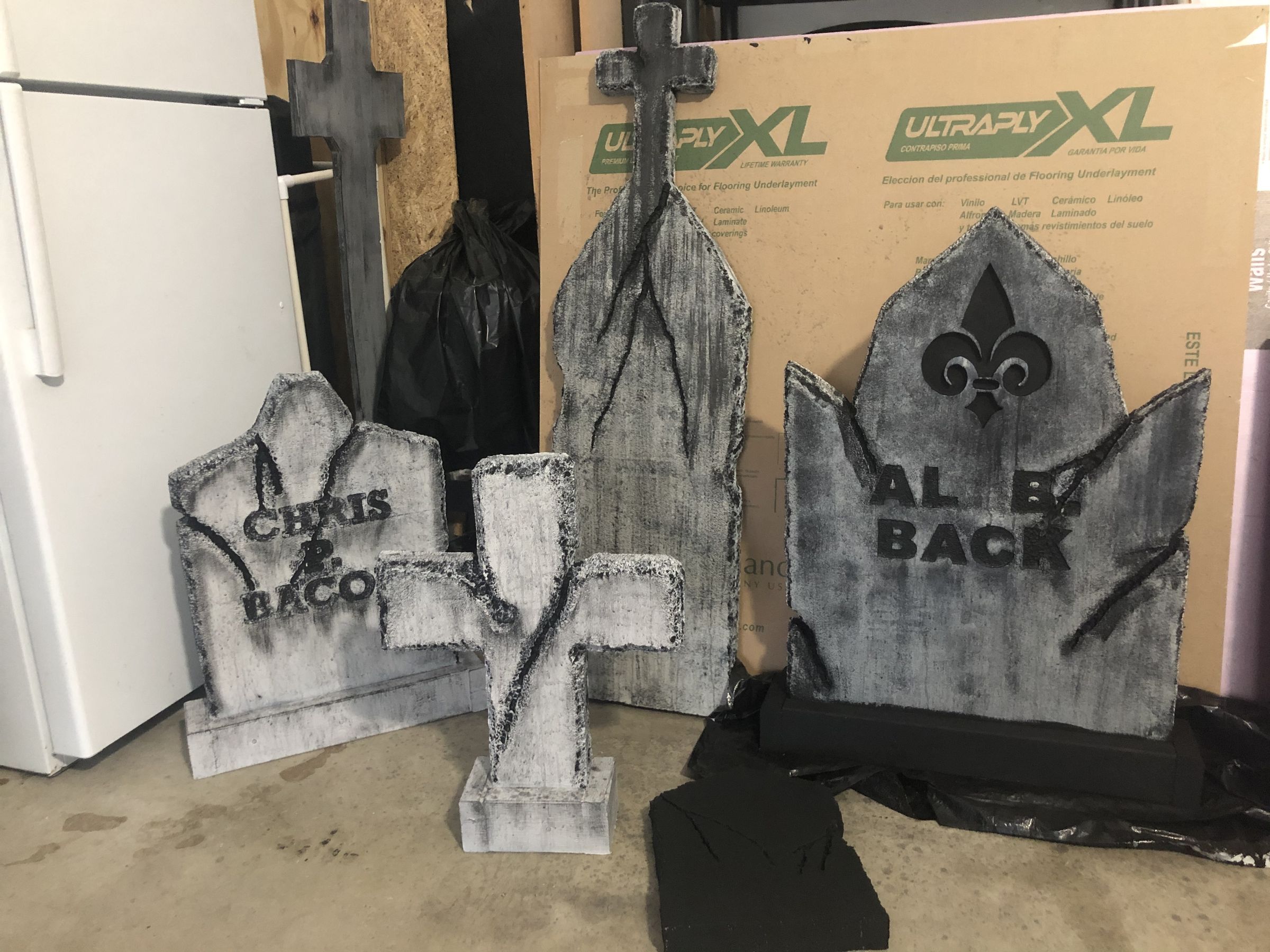Halloween Foam Tombstones : 8 Steps (with Pictures) - Instructables