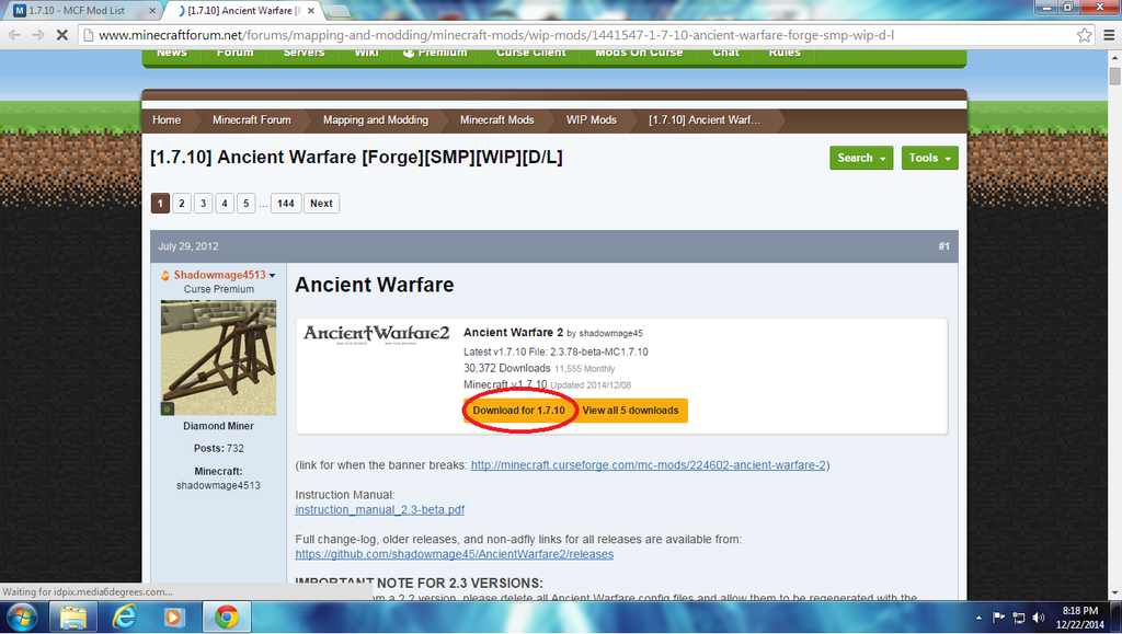 Modding Minecraft The Easy Way For Windows 7 Steps Instructables