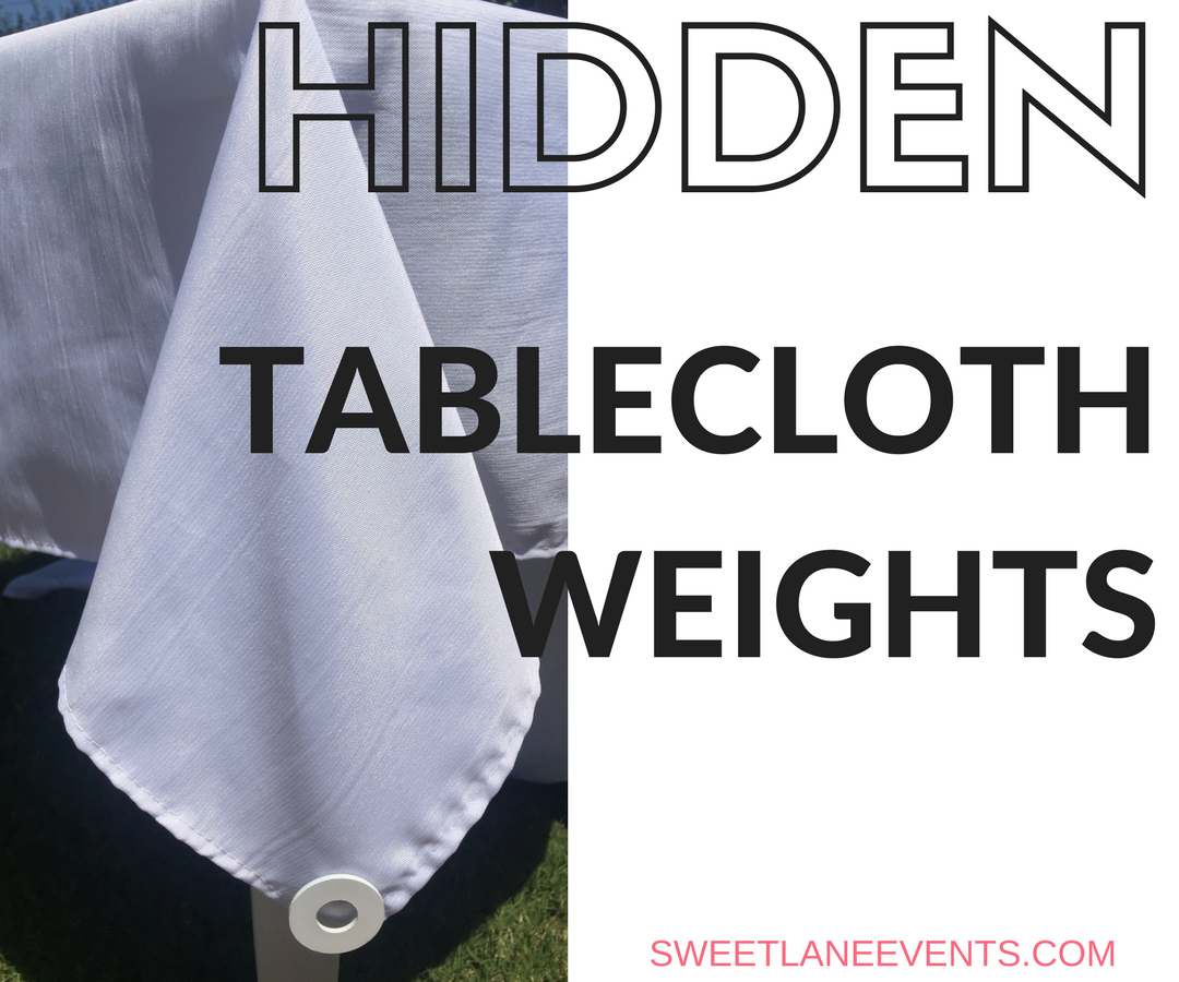 Hidden Tablecloth Weights (with Pictures) Instructables