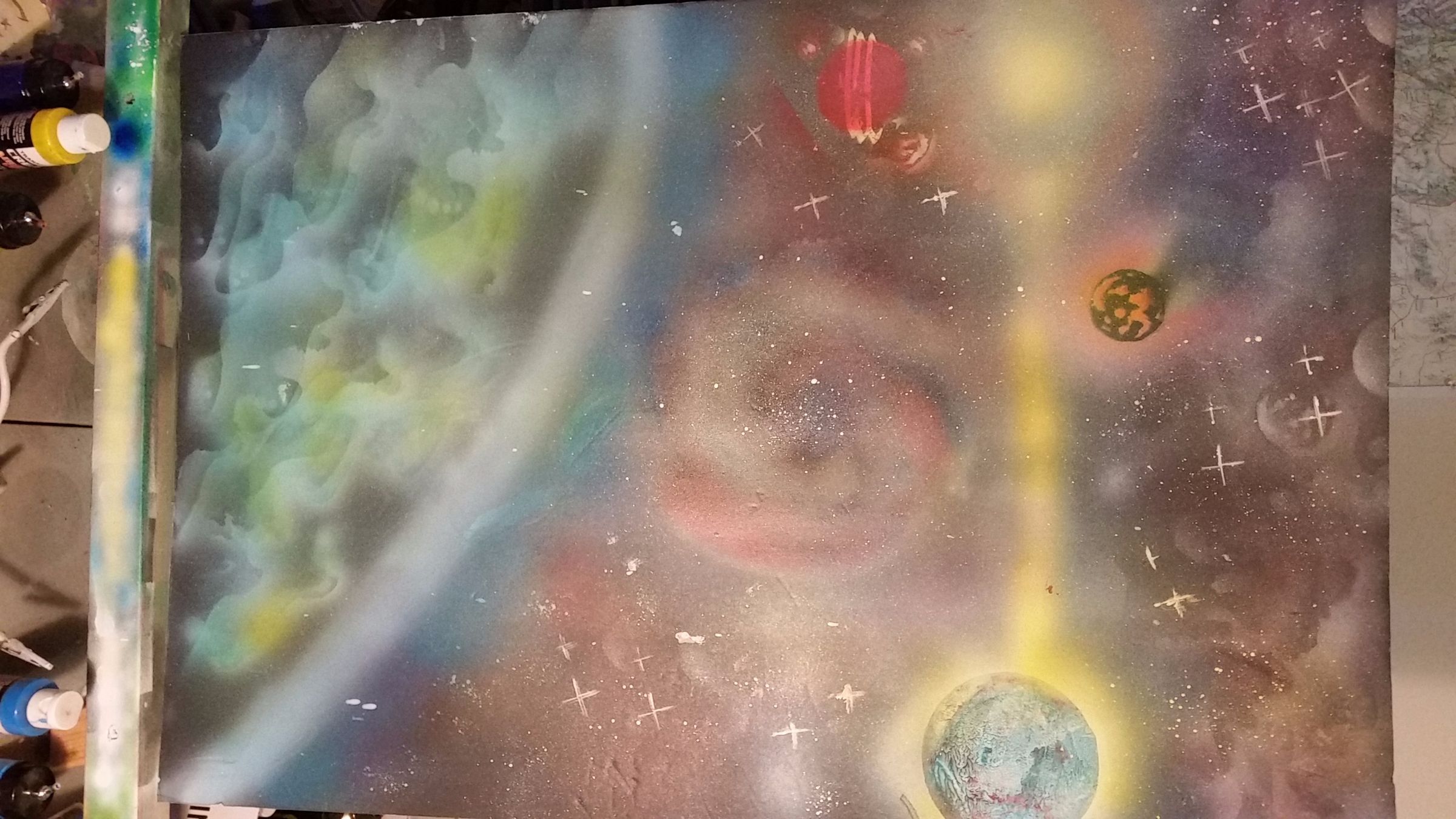 How to Paint an Amazing Space Scene 5 Steps (with Pictures) Instructables