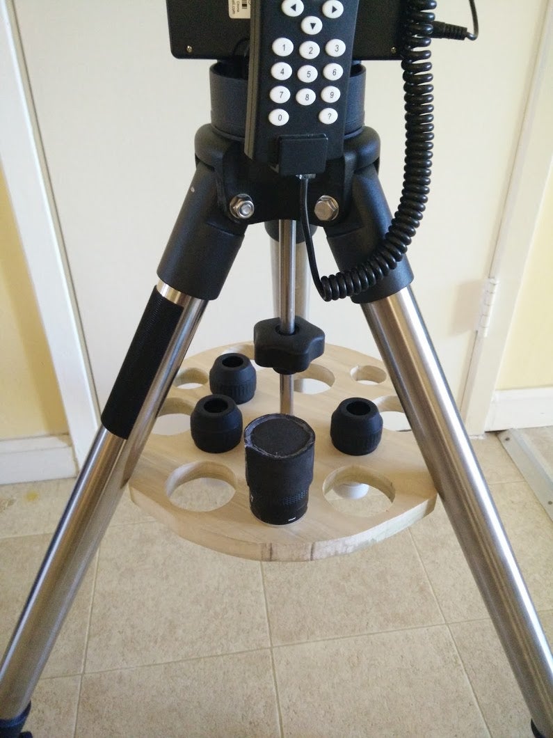 Telescope Tripod Spreader/Eyepiece Tray 8 Steps (with Pictures