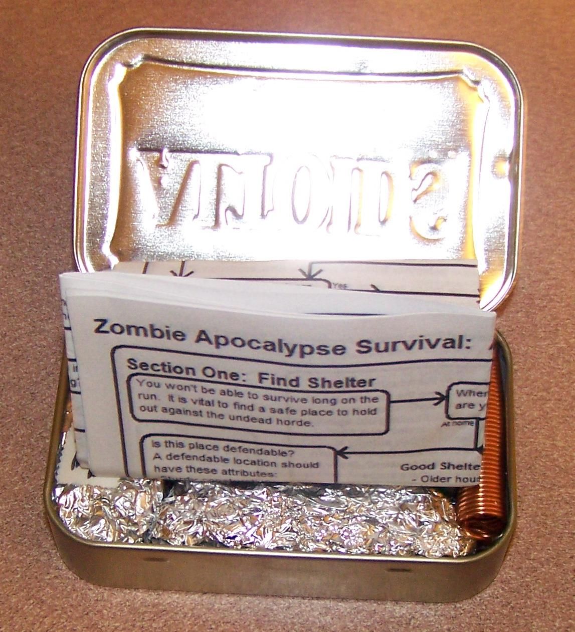 The Pocket Sized Zombie Survival Kit! 17 Steps (with Pictures